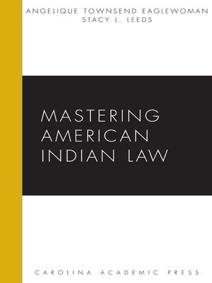 cover image of Mastering American Indian Law